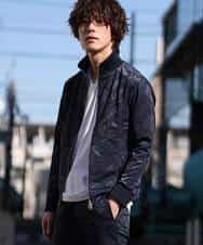 MKCDO16100 MK MICHEL KLEIN HOMME(MKミッシェルクランオム) ワンマイルウエア / カモフラストレッチ（セットアップ） ネイビー(57)
