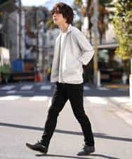 MKCDO16100 MK MICHEL KLEIN HOMME(MKミッシェルクランオム) ワンマイルウエア / カモフラストレッチ（セットアップ） ライトグレー(91)