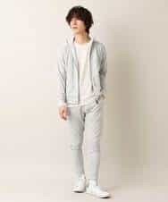 MKCDO16100 MK MICHEL KLEIN HOMME(MKミッシェルクランオム) ワンマイルウエア / カモフラストレッチ（セットアップ） ライトグレー(91)