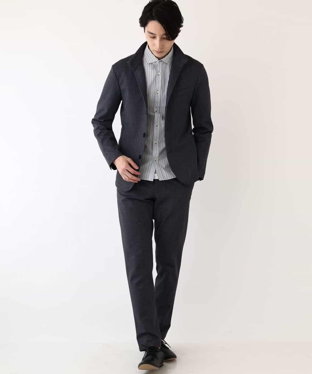 MKCDP56180 MK MICHEL KLEIN HOMME(MKミッシェルクランオム) コンバーチブルジャケット ダークグレー