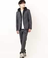MKCDP56180 MK MICHEL KLEIN HOMME(MKミッシェルクランオム) コンバーチブルジャケット ダークグレー