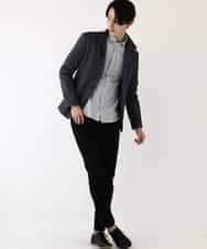 MKCDP56180 MK MICHEL KLEIN HOMME(MKミッシェルクランオム) コンバーチブルジャケット ダークグレー