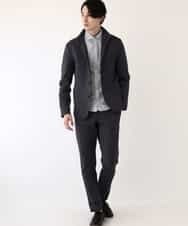 MKCDP56180 MK MICHEL KLEIN HOMME(MKミッシェルクランオム) コンバーチブルジャケット ダークグレー