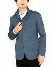 MKCDS56220 MK MICHEL KLEIN HOMME(MKミッシェルクランオム) TECコンバーチブルジャケット ブルー(55)