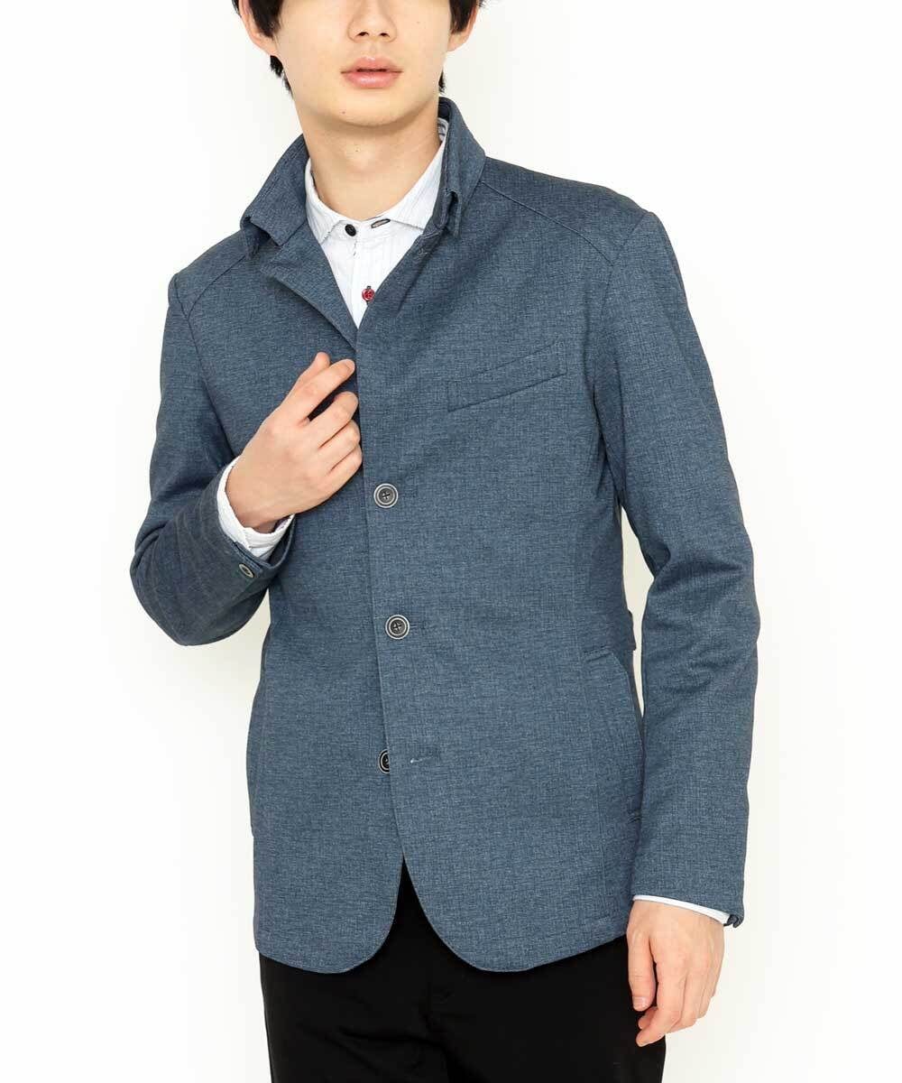 MKCDS56220 MK MICHEL KLEIN HOMME(MKミッシェルクランオム) TECコンバーチブルジャケット ブルー(55)