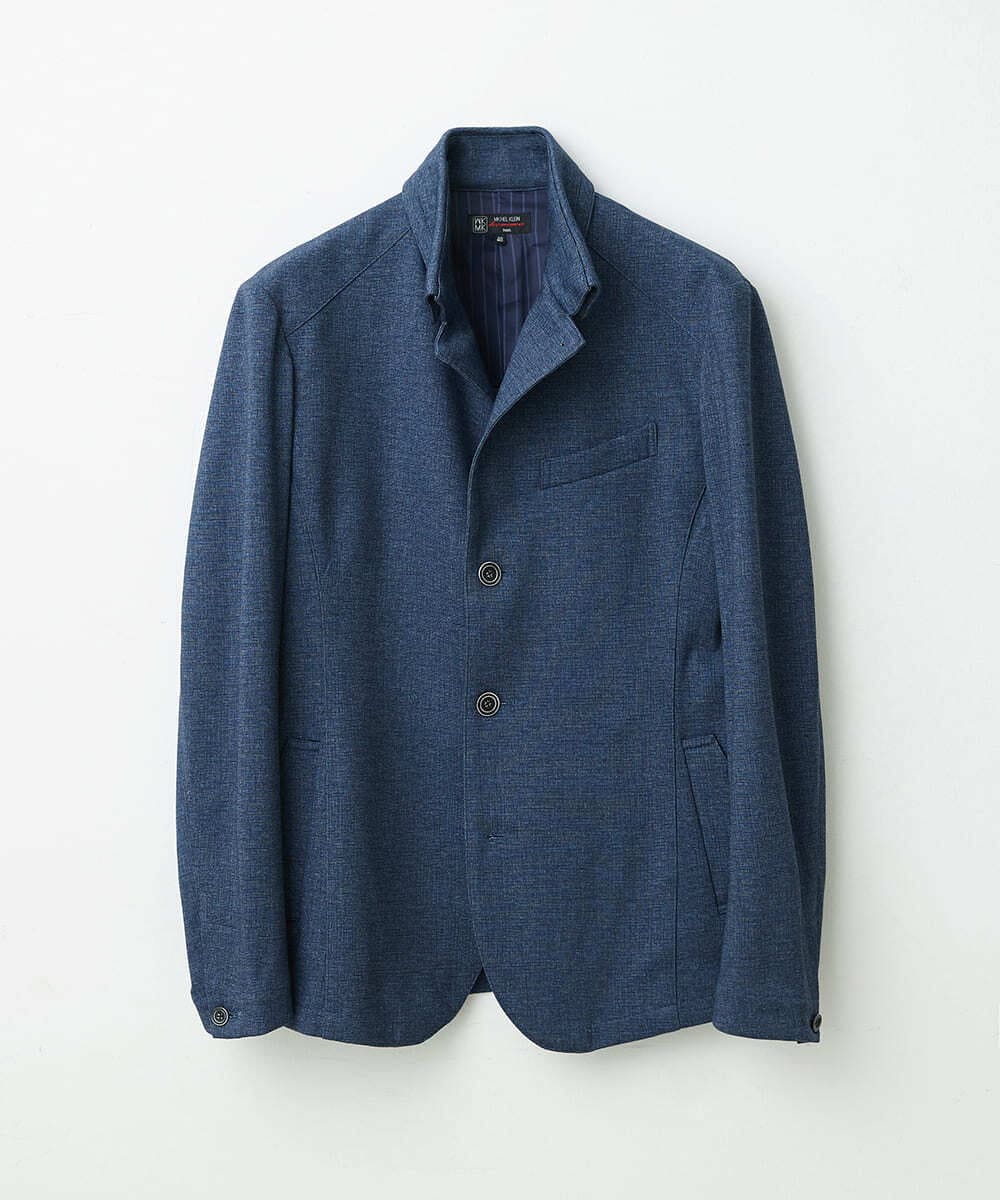 MKCDS56220 MK MICHEL KLEIN HOMME(MKミッシェルクランオム) TECコンバーチブルジャケット ブルー(55)