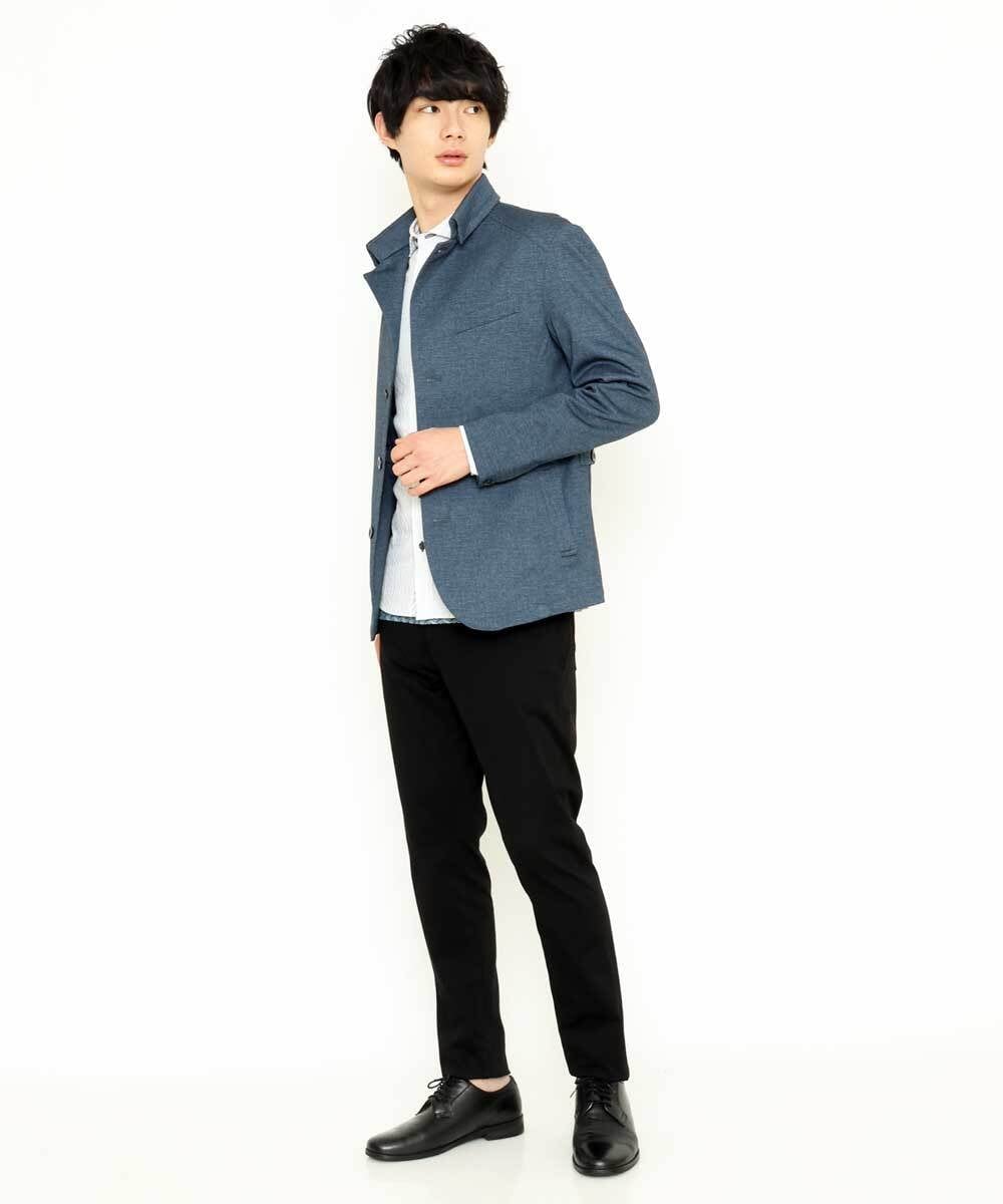 MKCDS56220 MK MICHEL KLEIN HOMME(MKミッシェルクランオム) TECコンバーチブルジャケット ブルー(55)