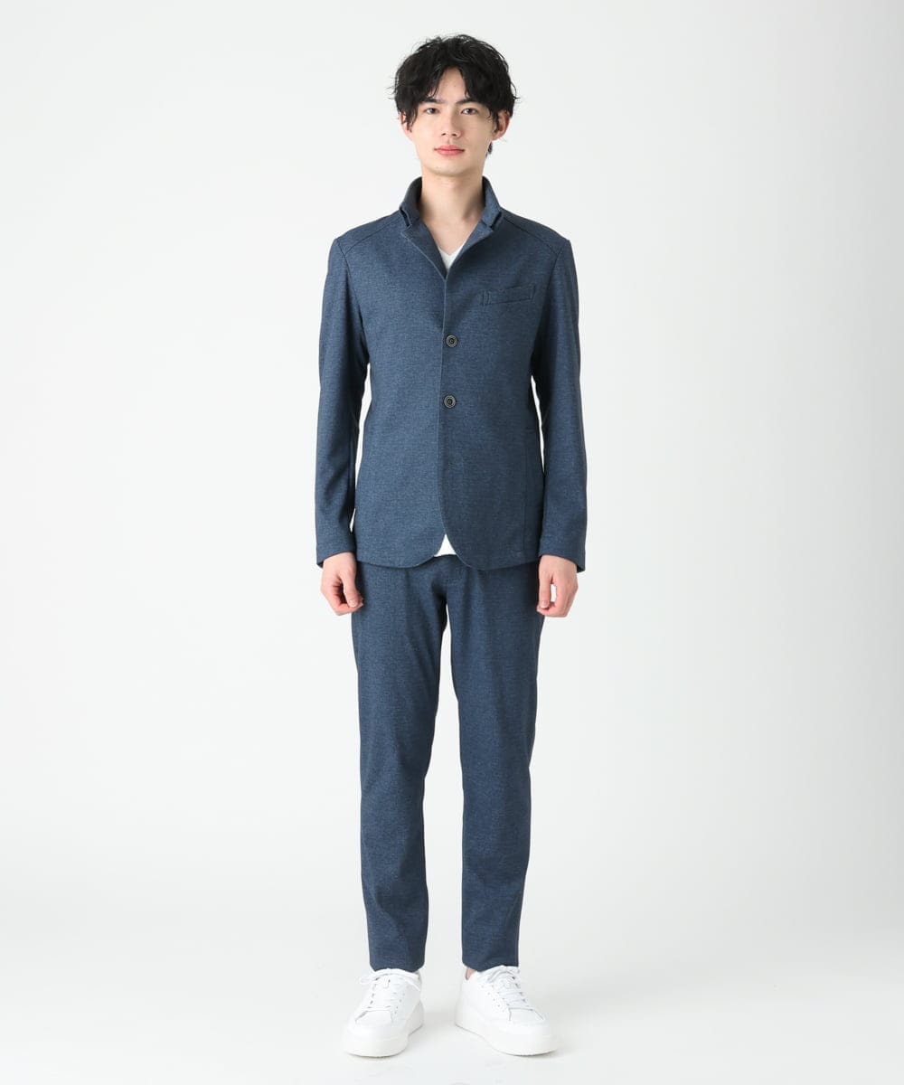 MKCDS56220 MK MICHEL KLEIN HOMME(MKミッシェルクランオム) TECコンバーチブルジャケット ブルー(55)