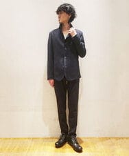 MKCDS56220 MK MICHEL KLEIN HOMME(MKミッシェルクランオム) TECコンバーチブルジャケット ネイビー(57)