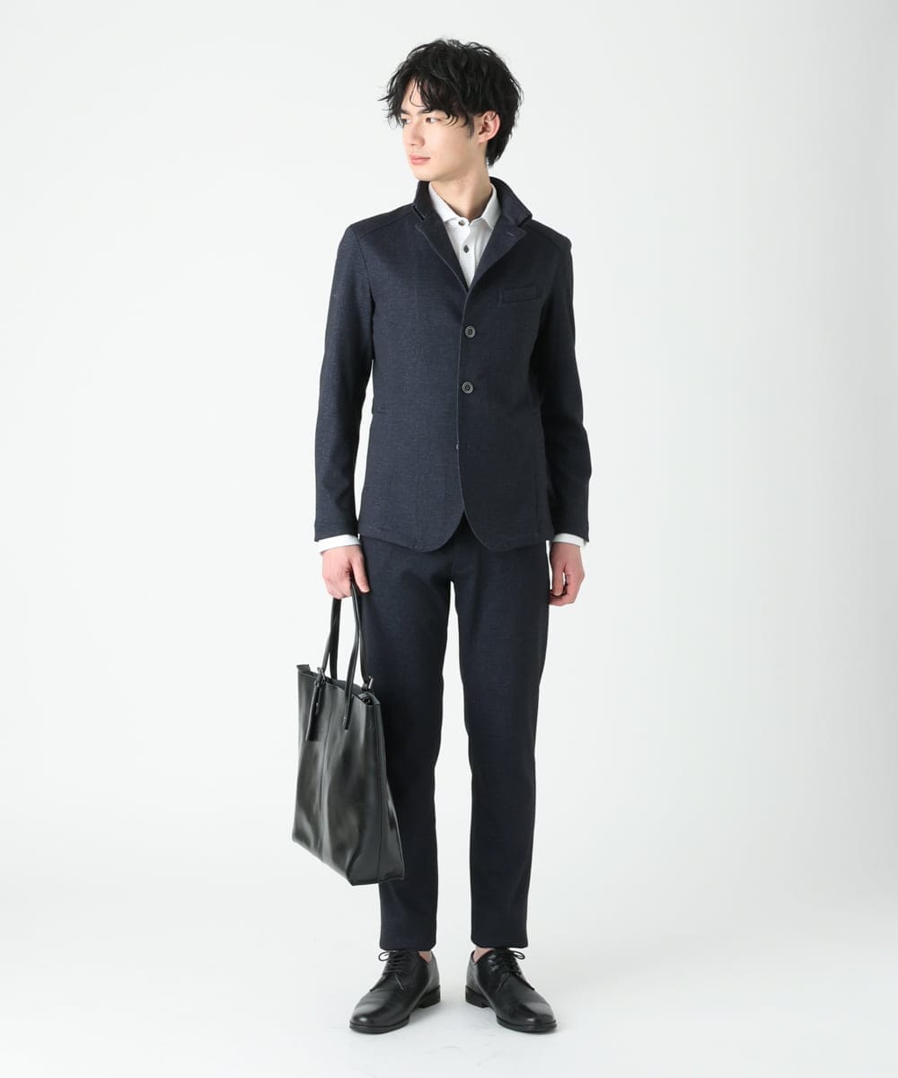 MKCDS56220 MK MICHEL KLEIN HOMME(MKミッシェルクランオム) TECコンバーチブルジャケット ネイビー(57)