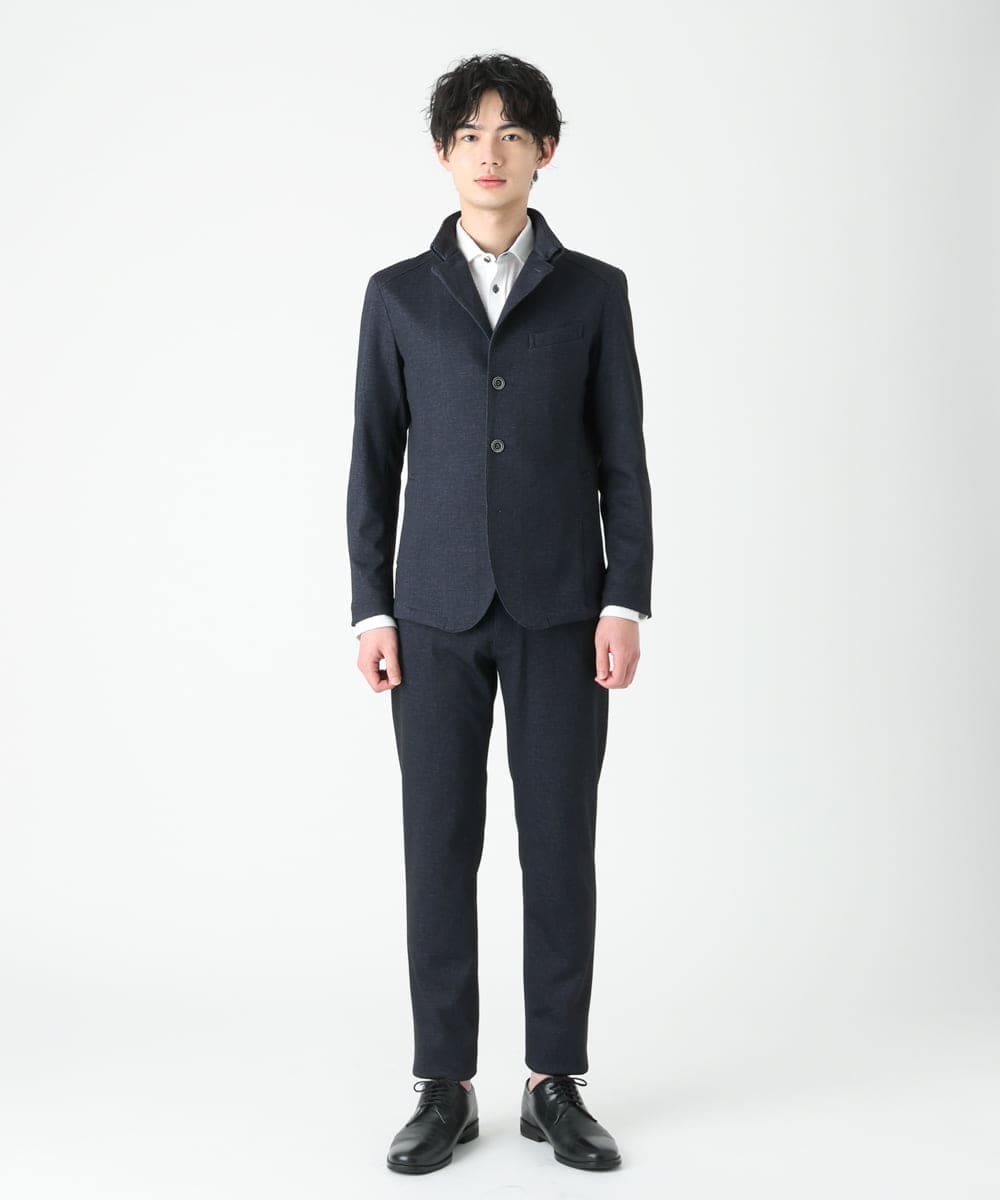 MKCDS56220 MK MICHEL KLEIN HOMME(MKミッシェルクランオム) TECコンバーチブルジャケット ネイビー(57)