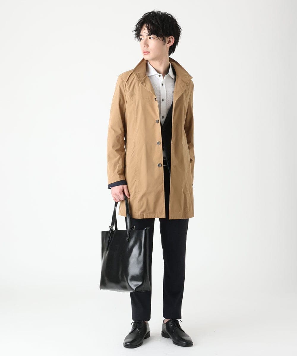 MKCDS56220 MK MICHEL KLEIN HOMME(MKミッシェルクランオム) TECコンバーチブルジャケット ネイビー(57)