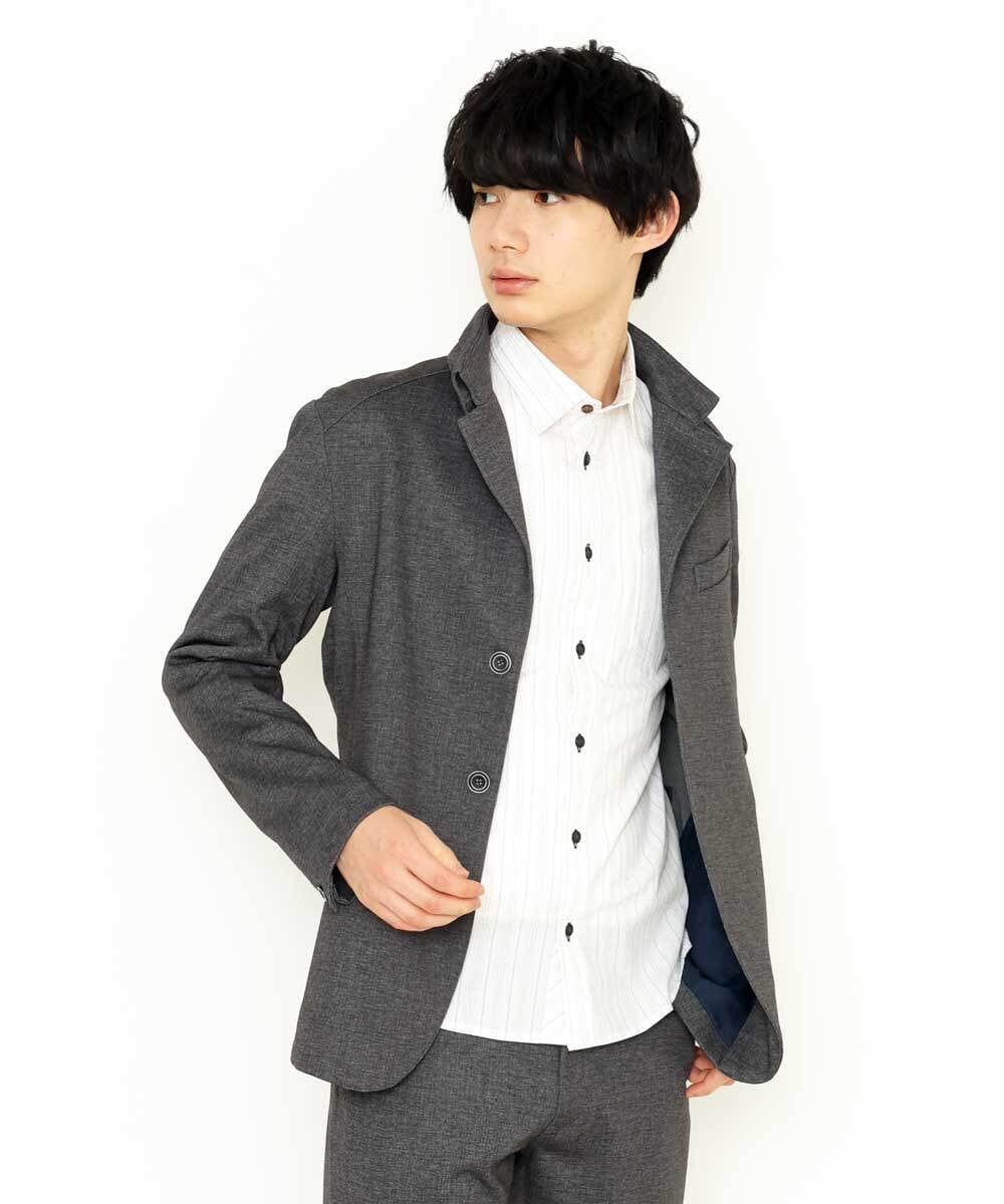 MKCDS56220 MK MICHEL KLEIN HOMME(MKミッシェルクランオム) TECコンバーチブルジャケット グレー(92)