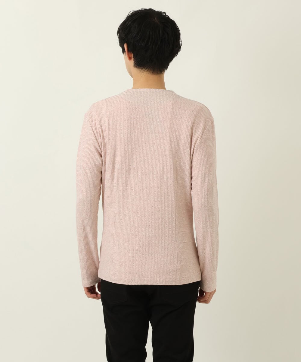 MKCDS58110 MK MICHEL KLEIN HOMME(MKミッシェルクランオム) ノーカラージャケット ピンク(03)