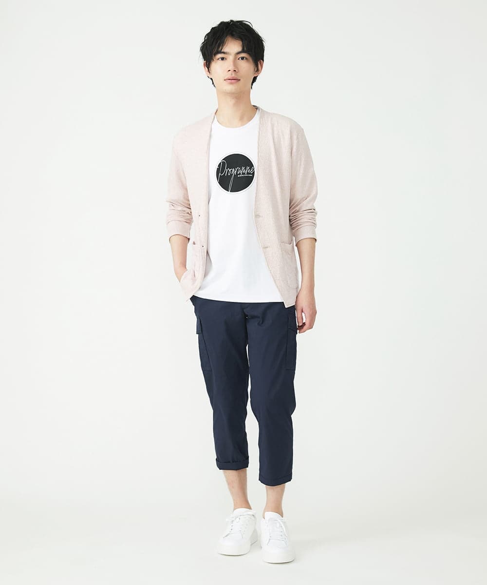 MKCDS58110 MK MICHEL KLEIN HOMME(MKミッシェルクランオム) ノーカラージャケット ピンク(03)