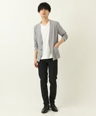 MKCDS58110 MK MICHEL KLEIN HOMME(MKミッシェルクランオム) ノーカラージャケット ネイビー(57)
