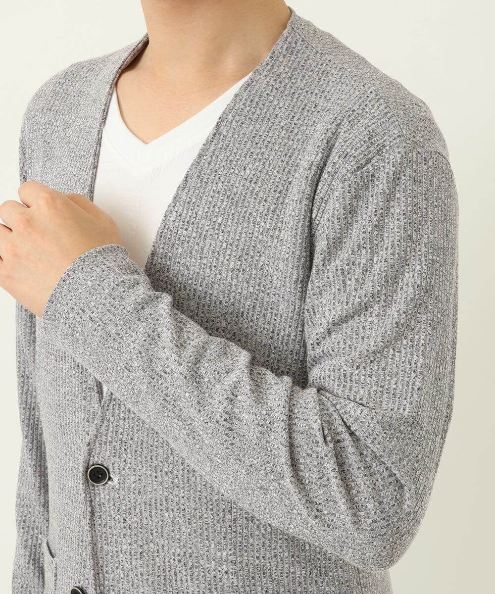 MKCDS58110 MK MICHEL KLEIN HOMME(MKミッシェルクランオム) ノーカラージャケット ネイビー(57)