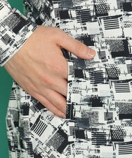 MKCDU03140 MK MICHEL KLEIN HOMME(MKミッシェルクランオム) デジタルプリントカーディガン ホワイト(90)