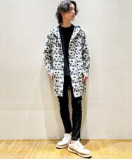 MKCDU03140 MK MICHEL KLEIN HOMME(MKミッシェルクランオム) デジタルプリントカーディガン ホワイト(90)