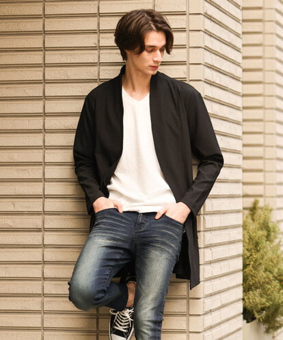 MKCDU32130 MK MICHEL KLEIN HOMME ロングカーディガン