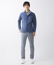 MKCDV59150 MK MICHEL KLEIN HOMME(MKミッシェルクランオム) 【WEB限定】シャドーグレンチェックカーデ ブルー(55)