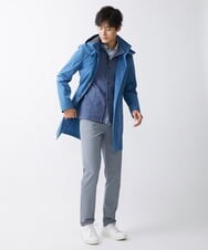 MKCDV59150 MK MICHEL KLEIN HOMME(MKミッシェルクランオム) 【WEB限定】シャドーグレンチェックカーデ ブルー(55)