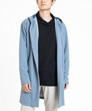 MKCDX26130 MK MICHEL KLEIN HOMME(MKミッシェルクランオム) スムースカーディガン ライトブルー(50)