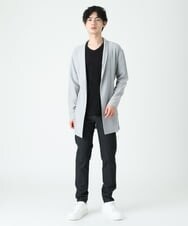 MKCFU22130 MK MICHEL KLEIN HOMME(MKミッシェルクランオム) ドライヨウリュウカーディガン ライトグレー(91)