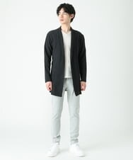 MKCFU22130 MK MICHEL KLEIN HOMME(MKミッシェルクランオム) ドライヨウリュウカーディガン ブラック(94)