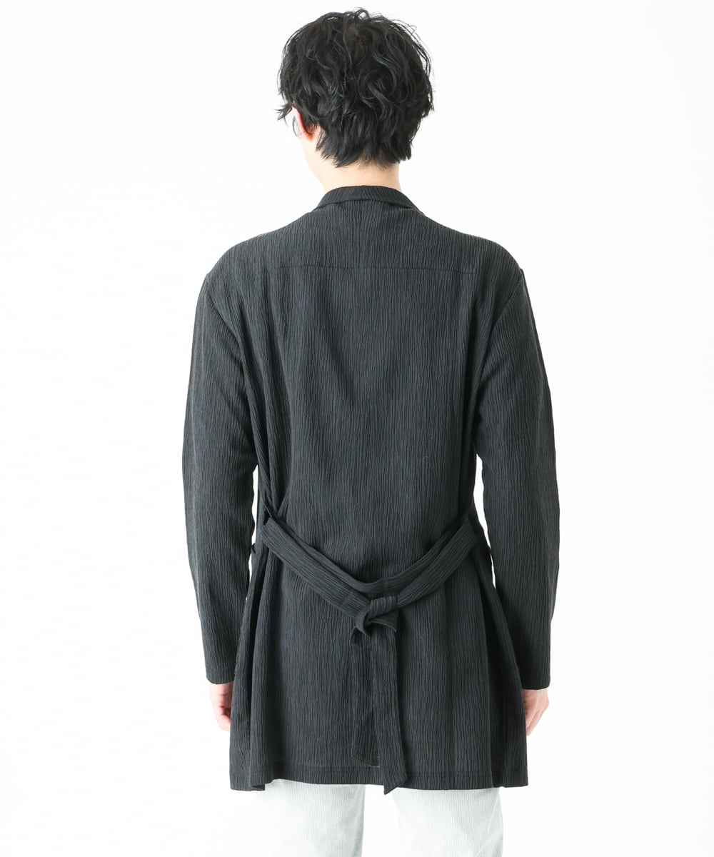 MKCFU22130 MK MICHEL KLEIN HOMME(MKミッシェルクランオム) ドライヨウリュウカーディガン ブラック(94)