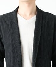 MKCFU22130 MK MICHEL KLEIN HOMME(MKミッシェルクランオム) ドライヨウリュウカーディガン ブラック(94)