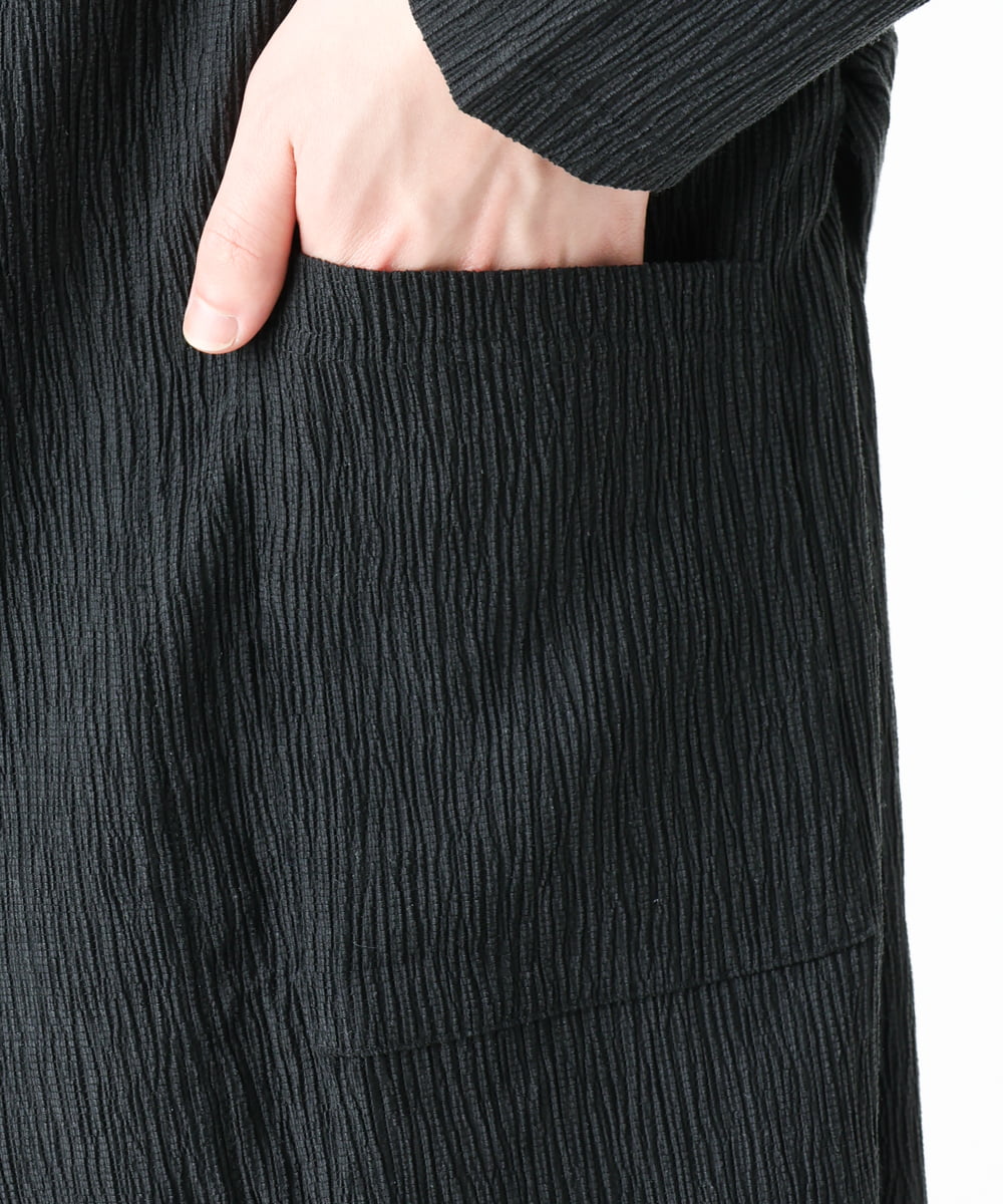 MKCFU22130 MK MICHEL KLEIN HOMME(MKミッシェルクランオム) ドライヨウリュウカーディガン ブラック(94)