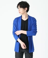 MKCFU34090 MK MICHEL KLEIN HOMME(MKミッシェルクランオム) ショールカラーカーディガン ブルー(55)