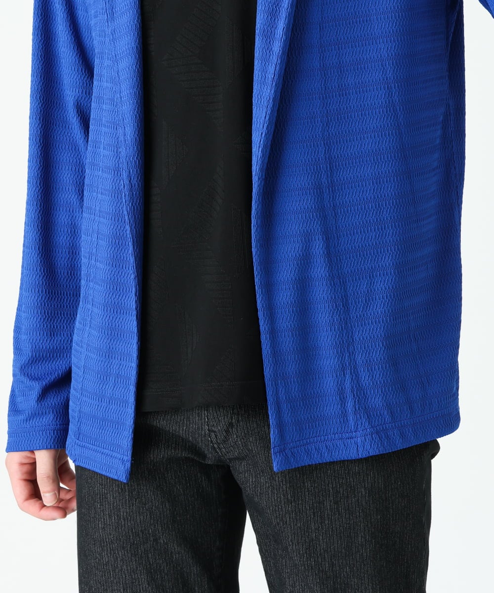 MKCFU34090 MK MICHEL KLEIN HOMME(MKミッシェルクランオム) ショールカラーカーディガン ブルー(55)