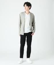 MKCFU34090 MK MICHEL KLEIN HOMME(MKミッシェルクランオム) ショールカラーカーディガン グレー(92)
