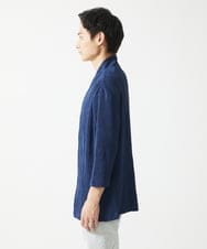 MKCGC03080 MK MICHEL KLEIN HOMME(MKミッシェルクランオム) 【洗える】 シフォンヨウリュウカーディガン ブルー