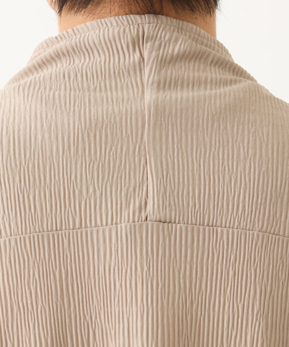 MKCGC03080 MK MICHEL KLEIN HOMME(MKミッシェルクランオム) 【洗える】 シフォンヨウリュウカーディガン アイボリー