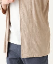 MKCGC03080 MK MICHEL KLEIN HOMME(MKミッシェルクランオム) 【洗える】 シフォンヨウリュウカーディガン アイボリー