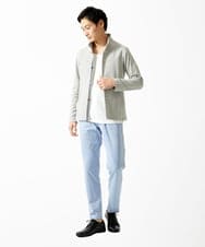 MKCGC22130 MK MICHEL KLEIN HOMME(MKミッシェルクランオム) スタンドカーディガンジャケット ホワイト(90)