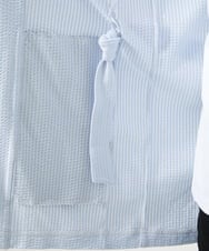 MKCGC32130 MK MICHEL KLEIN HOMME(MKミッシェルクランオム) コーディガン / ストライプサッカー　 ライトブルー