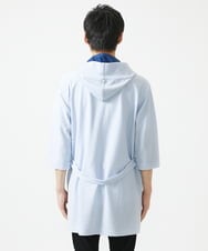 MKCGC32130 MK MICHEL KLEIN HOMME(MKミッシェルクランオム) コーディガン / ストライプサッカー　 ライトブルー