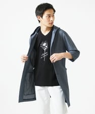 MKCGC32130 MK MICHEL KLEIN HOMME(MKミッシェルクランオム) コーディガン / ストライプサッカー　 ブルー