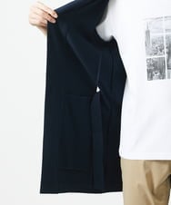 MKCGC32130 MK MICHEL KLEIN HOMME(MKミッシェルクランオム) コーディガン / ストライプサッカー　 ネイビー