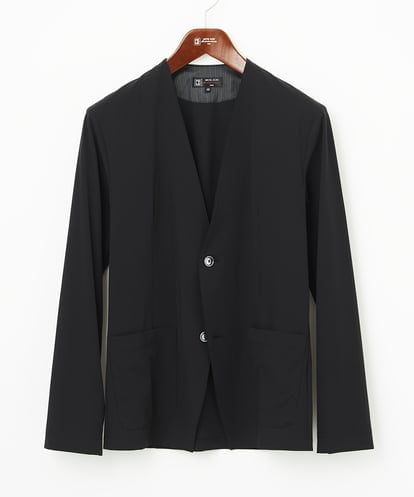 MKCGC52150 MK MICHEL KLEIN HOMME 【セットアップ対応】ノーカラーカーディガンジャケット/ニュートラルストレッチ