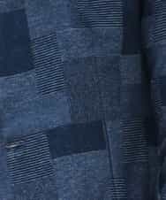 MKCGJ56130 MK MICHEL KLEIN HOMME(MKミッシェルクランオム) カーディガン／TCブロックパイル ネイビー