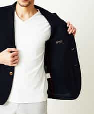 MKCGM54130 MK MICHEL KLEIN HOMME(MKミッシェルクランオム) ウィッカーバスケット／カットジャケット ネイビー(57)
