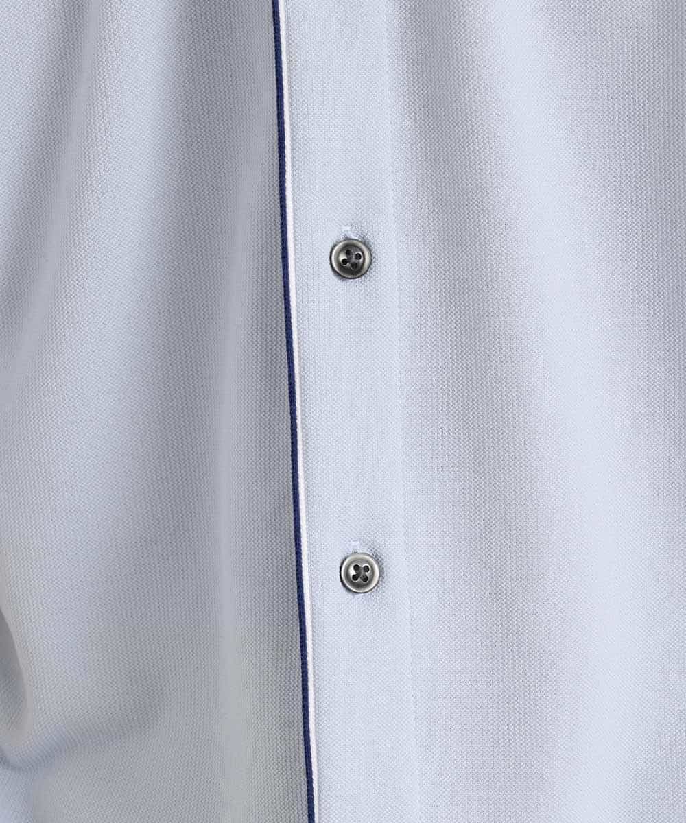 MKCGM80089 MK MICHEL KLEIN HOMME(MKミッシェルクランオム) 【涼しい/吸水速乾】クールリサイクルポリシャツ ライトブルー
