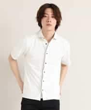 MKCGM80089 MK MICHEL KLEIN HOMME(MKミッシェルクランオム) 【涼しい/吸水速乾】クールリサイクルポリシャツ ホワイト