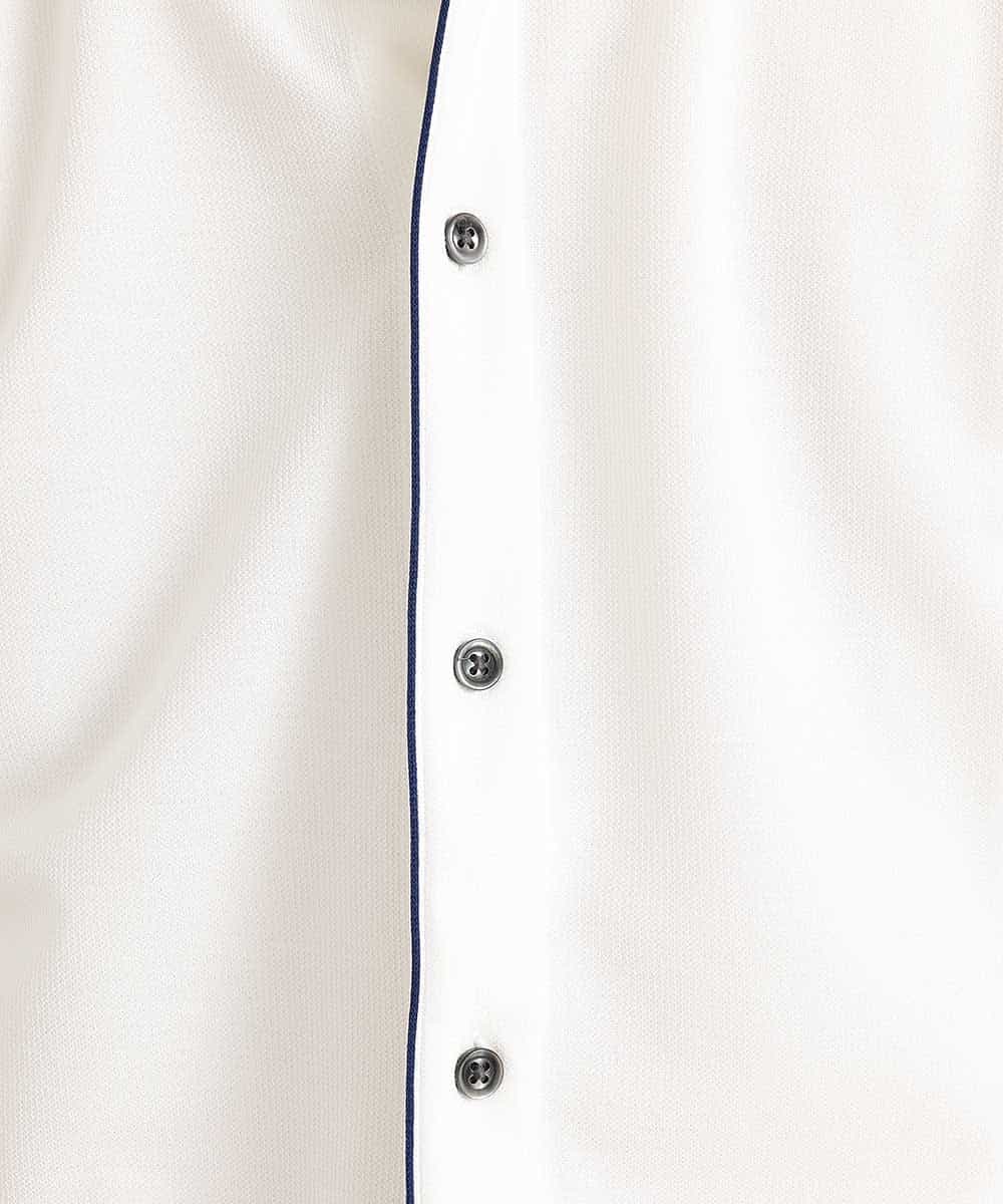 MKCGM80089 MK MICHEL KLEIN HOMME(MKミッシェルクランオム) 【涼しい/吸水速乾】クールリサイクルポリシャツ ホワイト