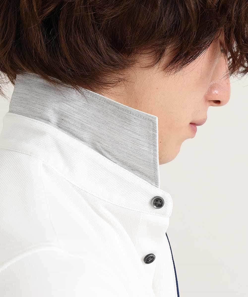 MKCGM80089 MK MICHEL KLEIN HOMME(MKミッシェルクランオム) 【涼しい/吸水速乾】クールリサイクルポリシャツ ホワイト